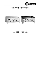 Bartscher TB1000R Manual De Instrucciones