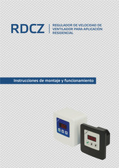 Sentera Controls RDCZ9-15-BK Instrucciones De Montaje Y Funcionamiento