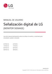 LG 86TR3PJ-B Manual De Usuario