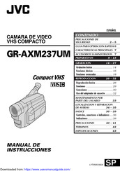 JVC GR-AXM237UM Manual De Instrucciones