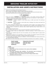 Mazda 0000-8E-R06A Instrucciones De Instalación