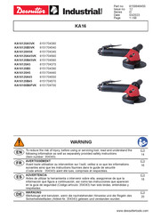 Desoutter KA16120B5 Manual De Instrucciones