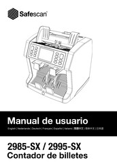 Safescan 2995-SX Manual De Usuario