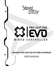 steelplay PRO LIGHT PAD EVO WIRED CONTROLLER Manual Del Usuario