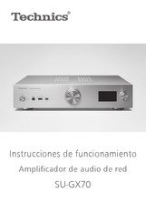 Technics SU-GX70 Instrucciones De Funcionamiento