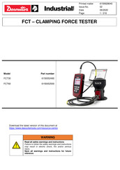 Desoutter FCT30 Manual De Instrucciones