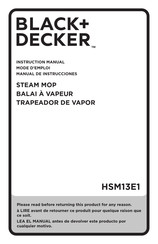 Black and Decker HSM13E1 Manual De Instrucciones