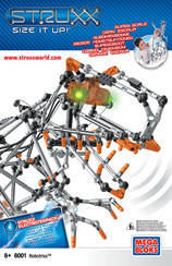 Mega Bloks STRUXX ELECTROTEKPACK Robotrixx 6001 Manual Del Usuario