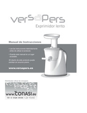 Versapers Emotion Manual De Instrucciones