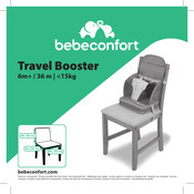 Bebeconfort Travel Booster Manual De Instrucciones