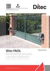 DITEC FACIL3H Manual De Instrucciones