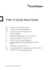 TruVision TVN 12 Guia De Inicio Rapido