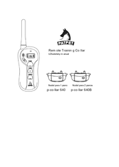 Patpet p-collar 640B Manual De Instrucciones