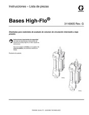 Graco Bases High-Flo TI8733a Instrucciones - Lista De Piezas