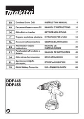 Makita DDF448 Manual De Instrucciones