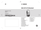 Bosch GAA12V-21 Manual Original