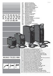 Telwin TECHNOMIG 210 DUAL SYNERGIC Manual De Instrucciones