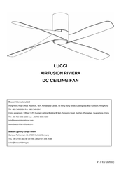 LUCCI AIRFUSION RIVIERA Manual De Instrucciones