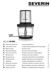 SEVERIN KM 3867 Instrucciones De Uso