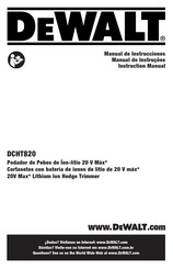 Dewalt DCHT820 Manual De Instrucciones