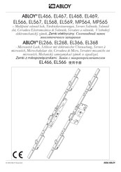 Abloy EL568 Manual Del Usuario
