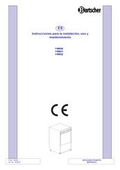 Bartscher 110531 Instrucciones Para La Instalación, Uso Y Mantenimiento