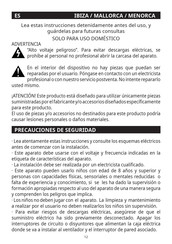 Martec MENORCA Manual De Instrucciones