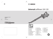 Bosch UniversalLeafBlower 18V-130 Manual Original