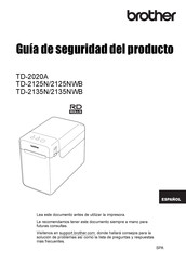 Brother 2135NWB Guía De Seguridad Del Producto