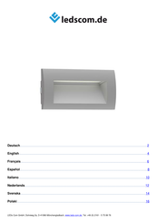 ledscom LC-EL-076-WW Instrucciones De Montaje
