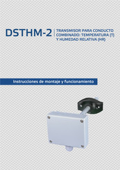 Sentera Controls DSTHM-2 Instrucciones De Montaje Y Funcionamiento