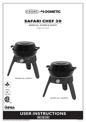 Cadac Dometic SAFARI CHEF 30 6540H1 Manual Del Usuario