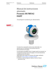 Endress+Hauser Prosonic M FMU42 Manual De Instrucciones Abreviado