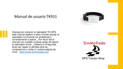 SimMo Trade TK911 Manual De Usuario