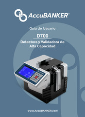 AccuBANKER D700 Guía De Usuario