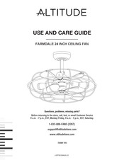 altitude FARMDALE 24 Guía De Uso Y Cuidado