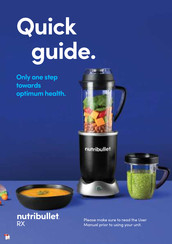 Nutribullet RX Guía Rápida