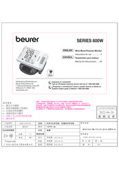 Beurer 800W Serie Manual De Instrucciones