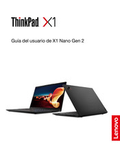 Lenovo ThinkPad X1 Nano Gen 2 Guia Del Usuario