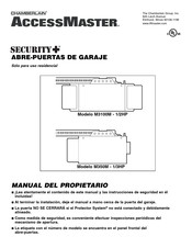 Chamberlain AccessMaster SECURITY+ M350M Manual Del Propietário