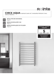 Rointe CIRCE AQUA TCIAN53A080 Manual De Instalacion Y Uso