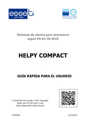 Esse-ti HELPY COMPACT BASIC Guía Rápida Para El Usuario