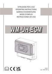 Sabiana WM-UH-ECM Instrucciones De Uso