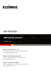 Edimax EW-7611UCB Manual De Usuario