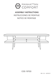 Manhattan Comfort Utopia 19700 Instrucciones De Montaje