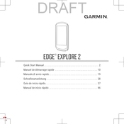 Garmin EDGE EXPLORE 2 Guia De Inicio Rapido