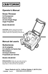 Craftsman 536.881501 Manual Del Usuario