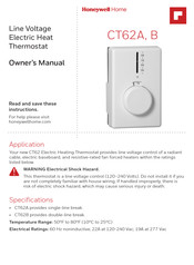 Honeywell Home CT62B Manual Del Propietário