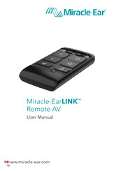 Miracle-Ear LINK Remote AV Manual Del Usuario