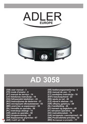 Adler europe AD 3058 Manual De Uso